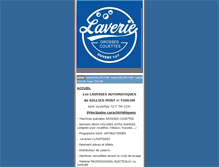 Tablet Screenshot of laverie83.wobile.fr